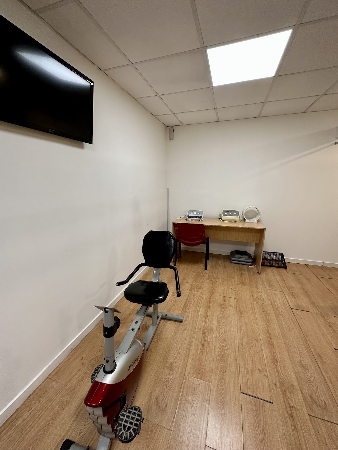 Sala de equipamiento y rehabilitación